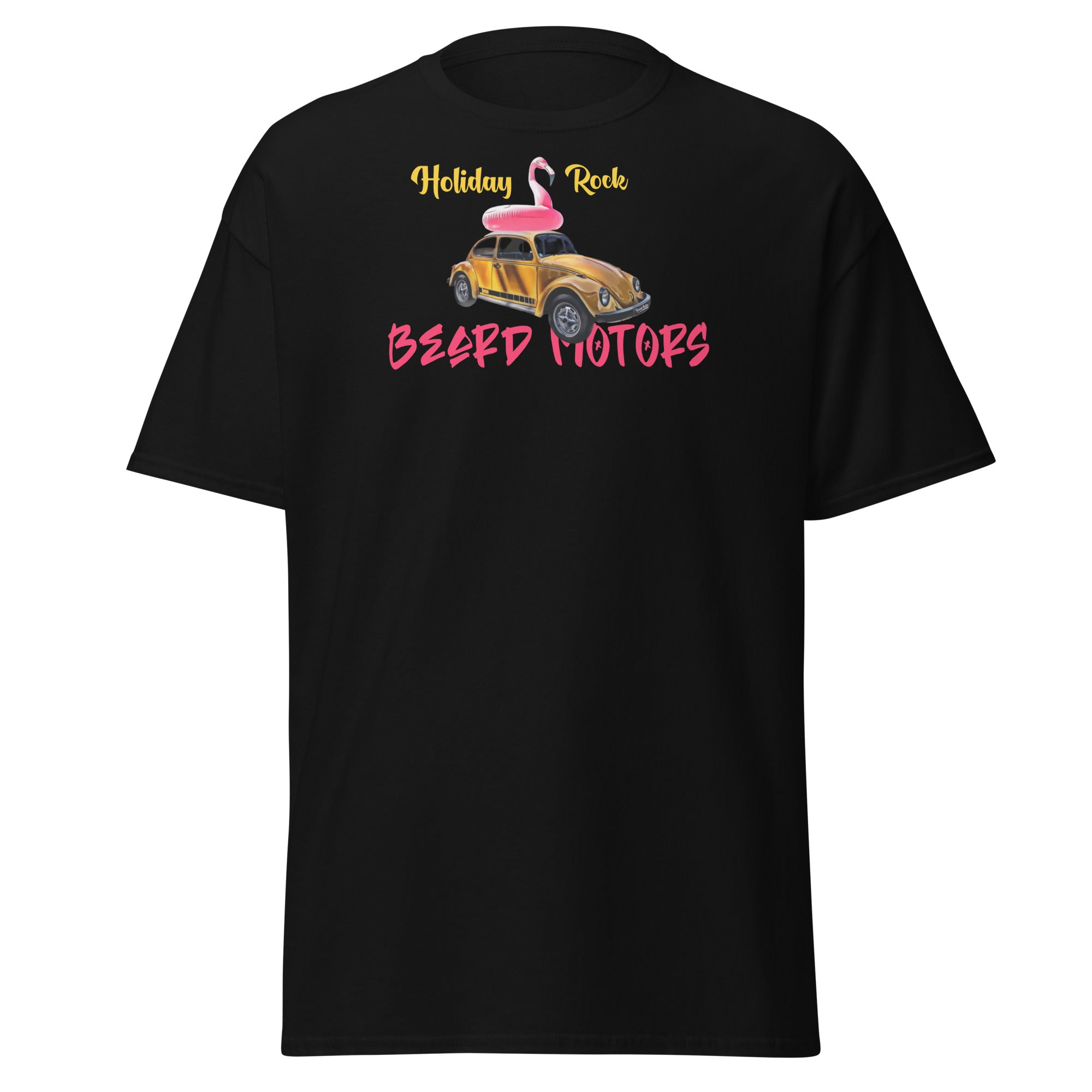 Beard Motors Holiday Rock Beetle T-Shirt Black