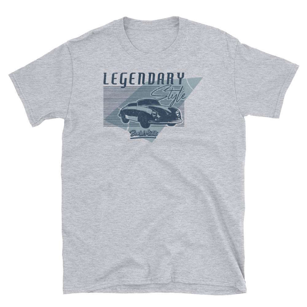 T-Shirt LEGENDARY Style 356 Blue / Grey - beardmotors