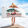 Beard Motors Summer Lifestyle Van Life Surf T2 Beach Towel Serviette - Beard Motors