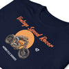 Charger l&#39;image dans la visionneuse de la galerie, Beard Motors Vintage Speed Racer Motorcycle T-Shirt Navy