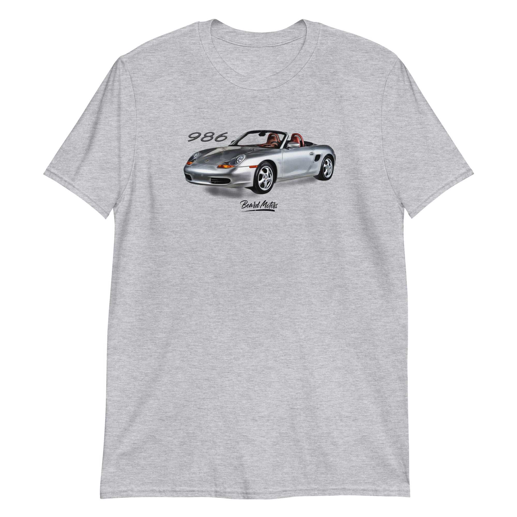 Beard Motors 986 Boxster Tribute T-Shirt Sport Grey