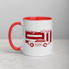 Beard Motors 911 Vintage Style red Mug with Color Inside - Beard Motors