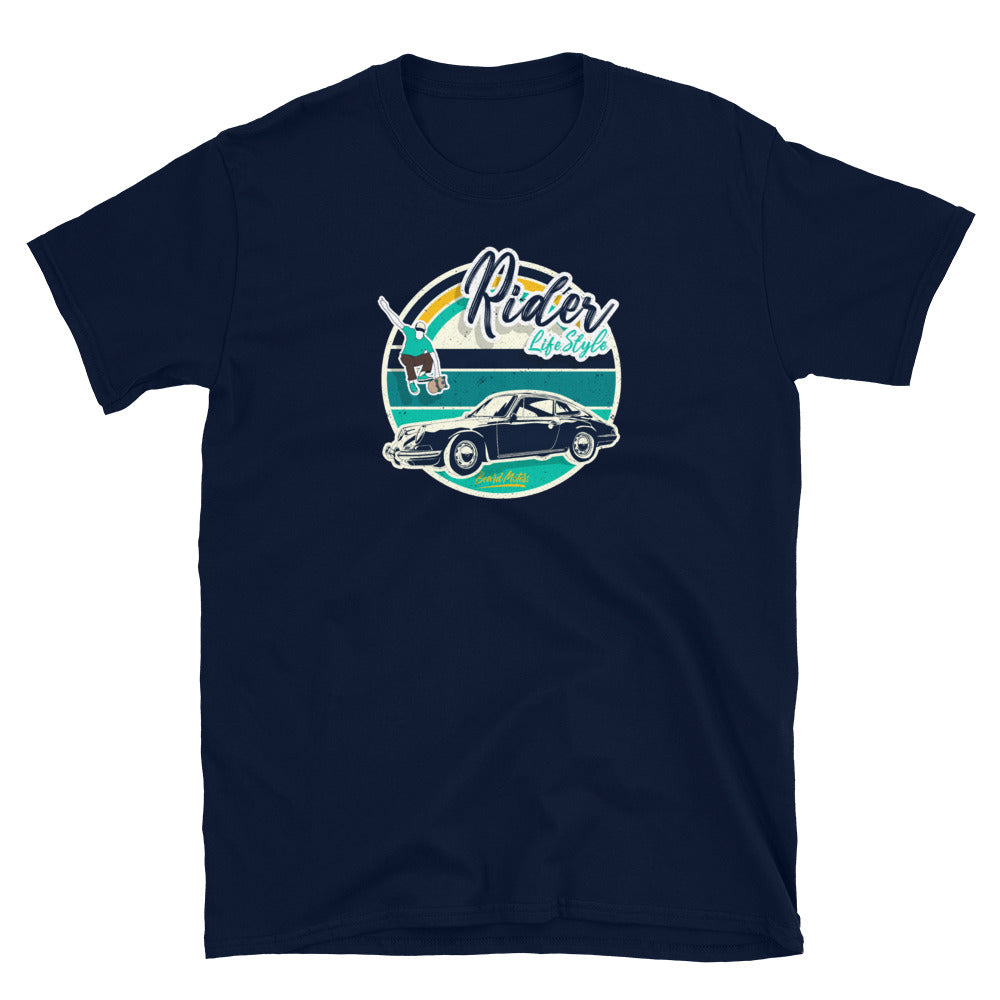 Beard Motors T-Shirt 911 Skateboard Rider Lifestyle navy - Beard Motors