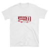 Charger l&#39;image dans la visionneuse de la galerie, T-Shirt Vintage Style 911 Polo Red / White - beardmotors