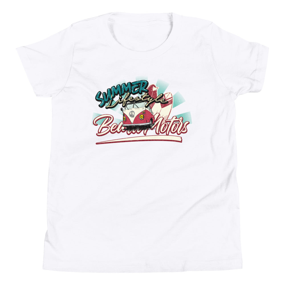 T-Shirt enfant / youth / Summer Lifestyle White or Black / Bus - beardmotors